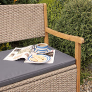 Alderley Rattan Storage Bench - Natural